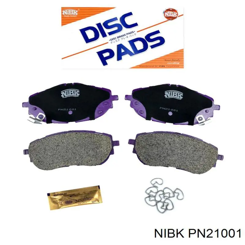 Гальмівні колодки Nibk PN21001 ціна, від 32.73 USD