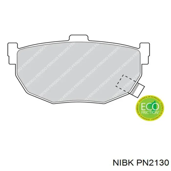 Купити PN2130 Nibk Задні колодки