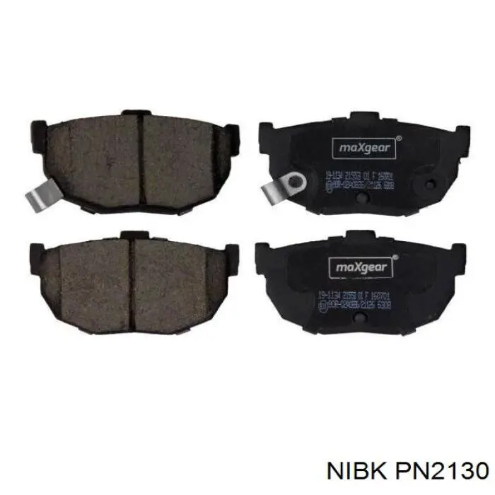 PN2130 Nibk Колодки гальмівні задні, дискові