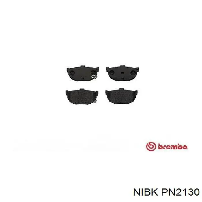 Задні гальмівні колодки Nibk PN2130 ціна, від 13.36 USD