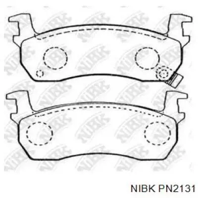 Передні тормозні колодки PN2131 Nibk
