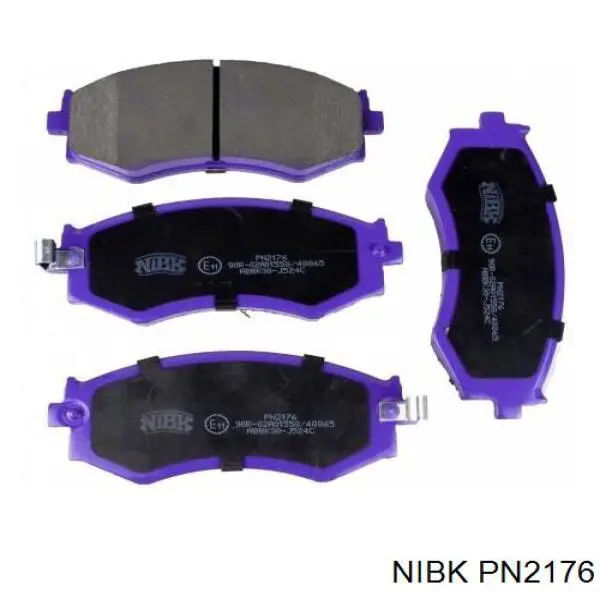Гальмівні колодки Nibk PN2176 ціна, від 14.27 USD