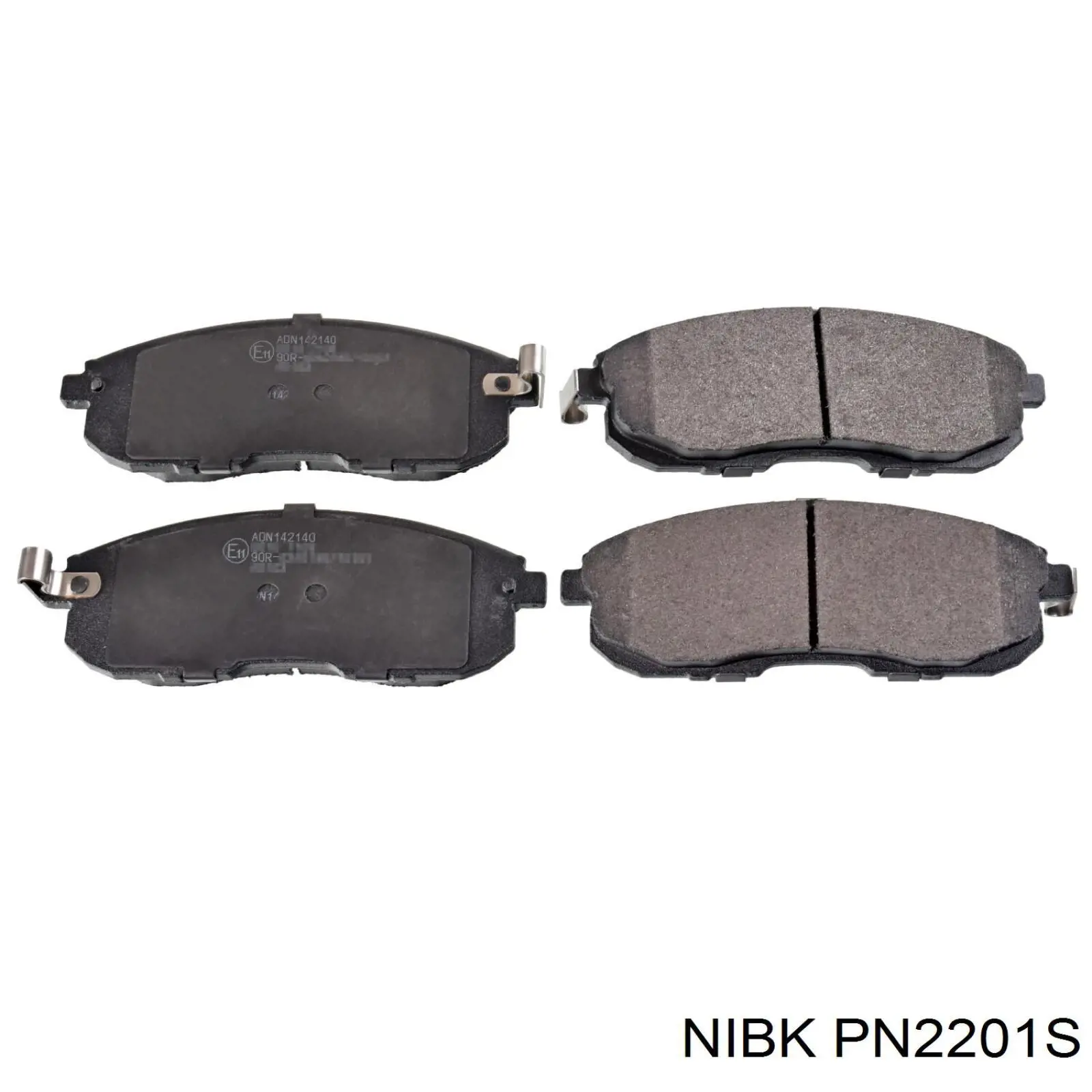 Передні тормозні колодки PN2201S Nibk