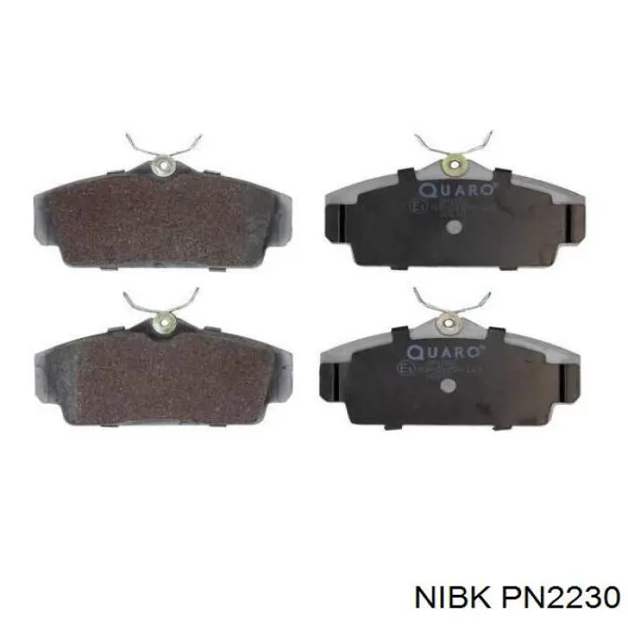 PN2230 Nibk Передні гальмівні колодки