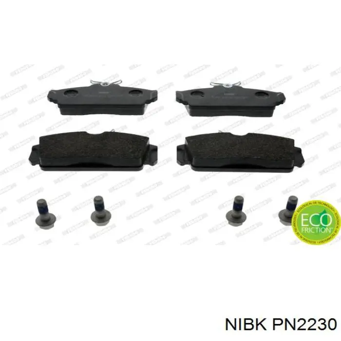 Гальмівні колодки Nibk PN2230 ціна, від 18.95 USD