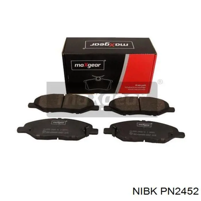 Гальмівні колодки Nibk PN2452 ціна, від 21.51 USD