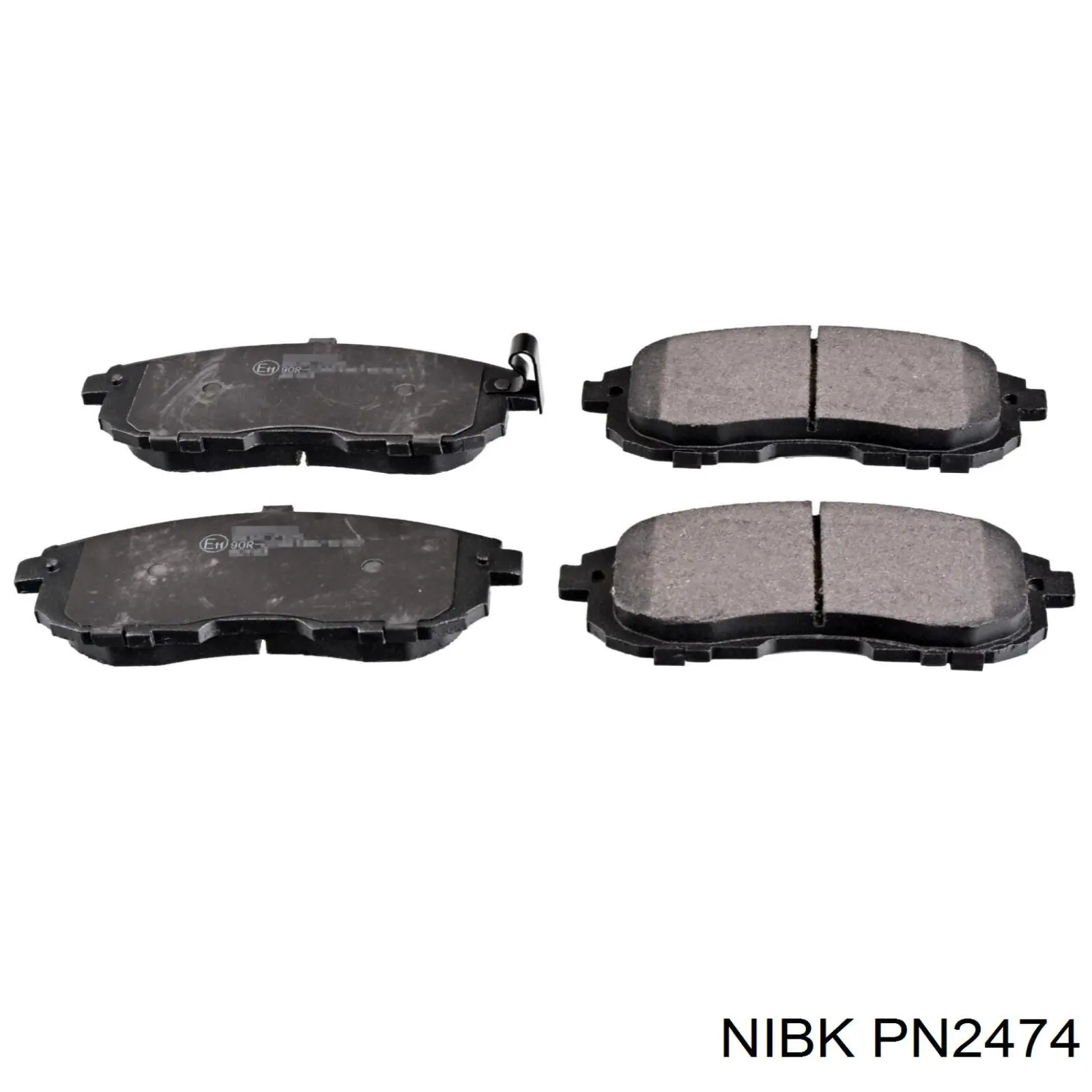 Передні тормозні колодки PN2474 Nibk