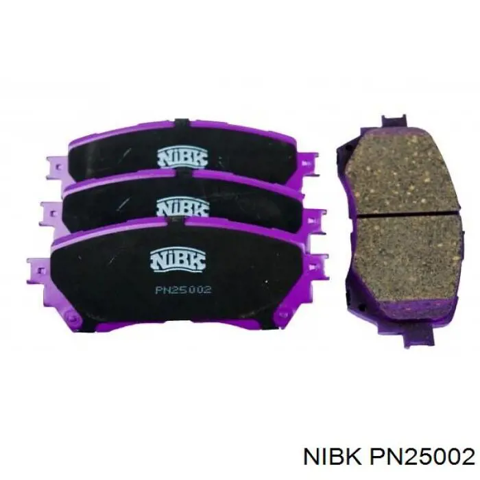 PN25002 Nibk Передні гальмівні колодки