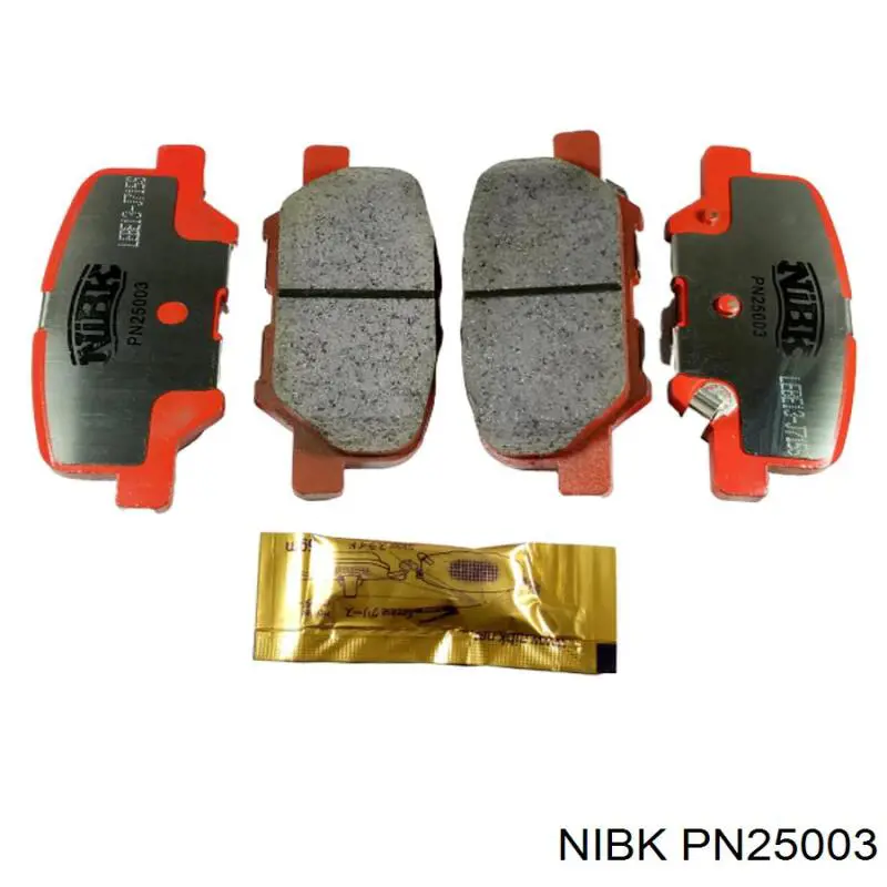 PN25003 Nibk Колодки гальмівні задні, дискові
