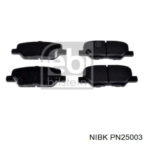 Купити PN25003 Nibk Задні колодки
