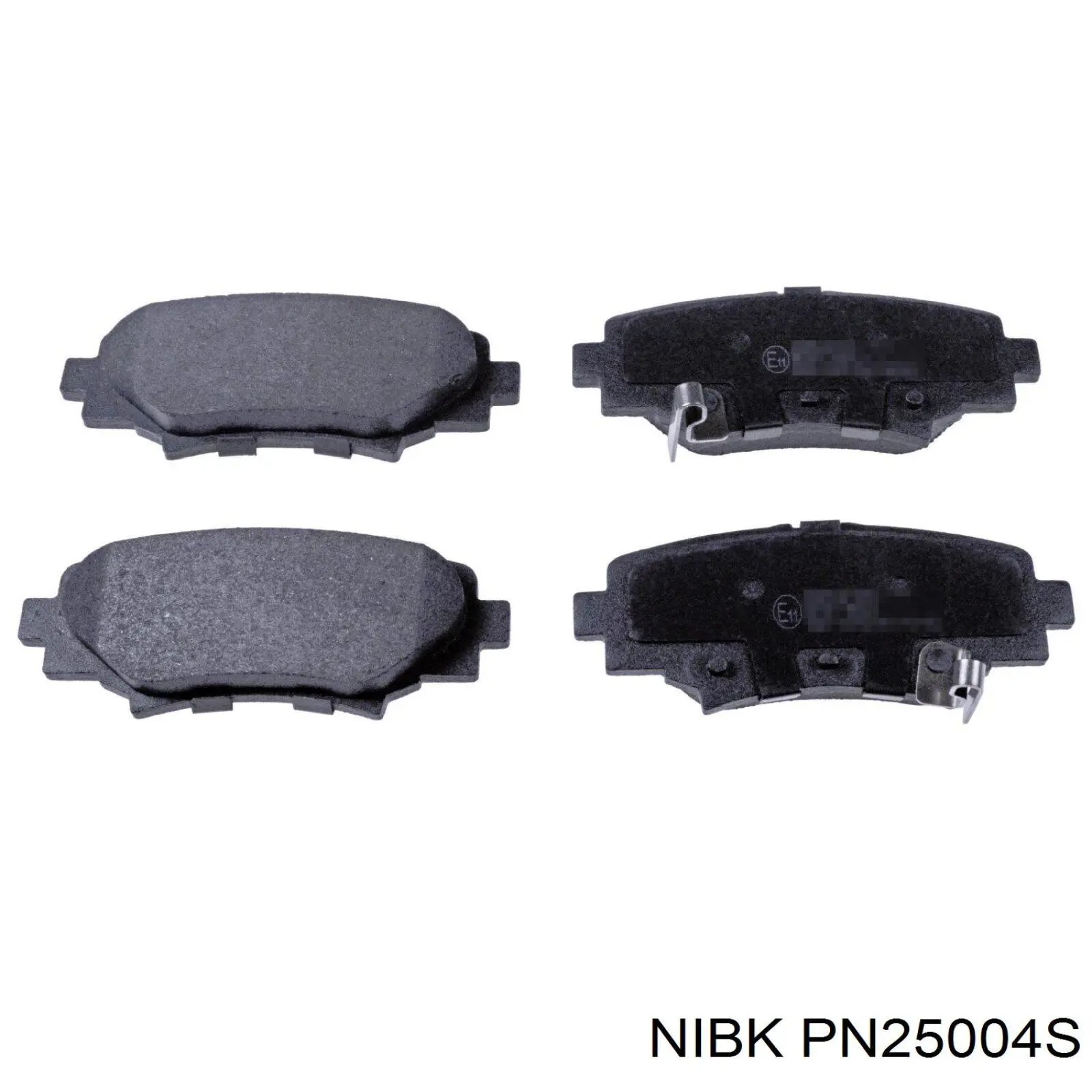 Задні гальмівні колодки PN25004S Nibk