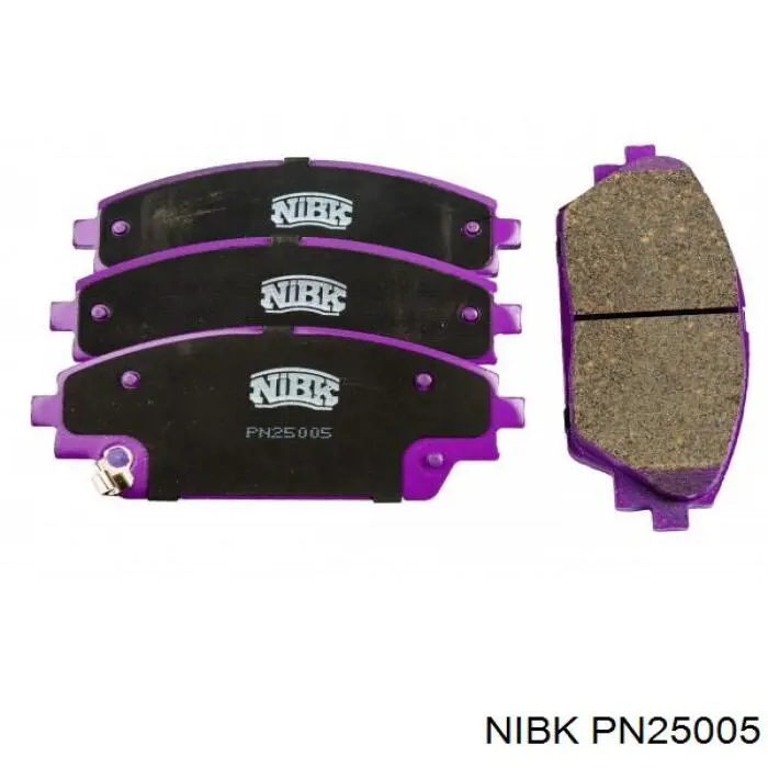 Гальмівні колодки Nibk PN25005 ціна, від 35.22 USD