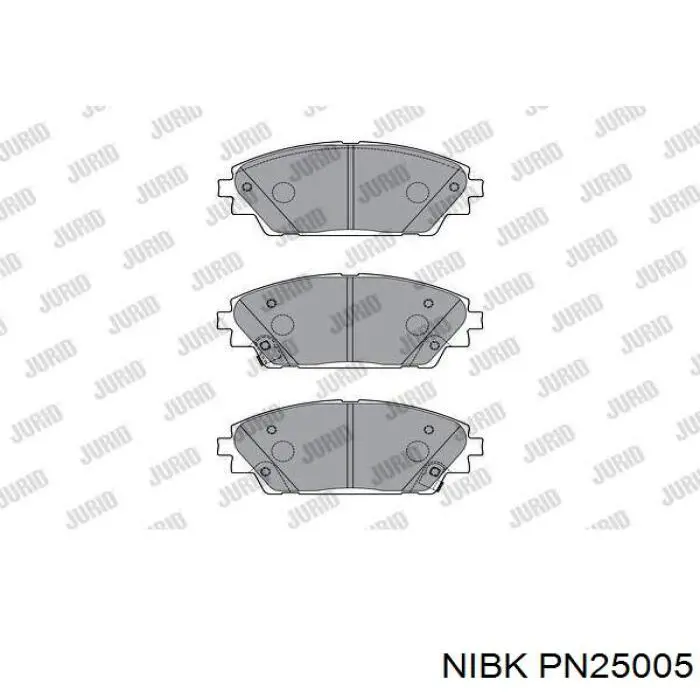 PN25005 Nibk Передні гальмівні колодки