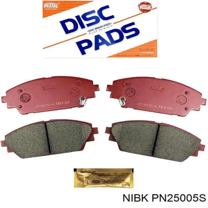 Гальмівні колодки Nibk PN25005S ціна, від 33.08 USD