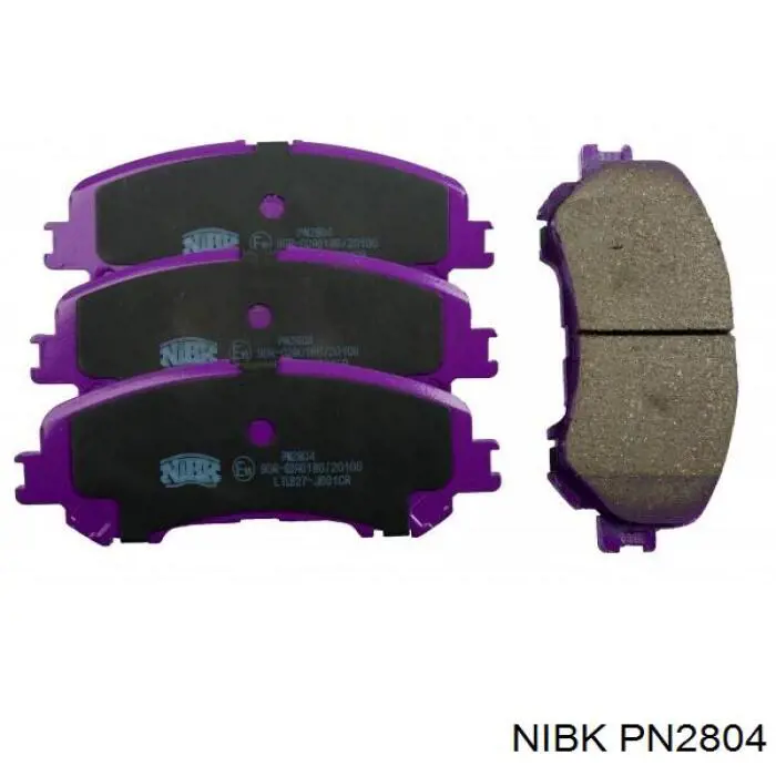 Гальмівні колодки Nibk PN2804 ціна, від 32.73 USD