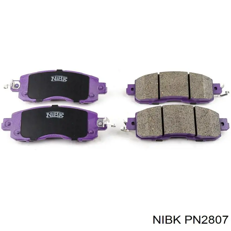 PN2807 Nibk Передні гальмівні колодки