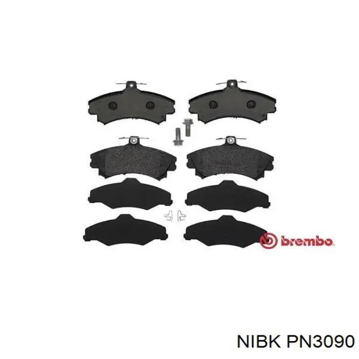 Гальмівні колодки Nibk PN3090 ціна, від 16.50 USD