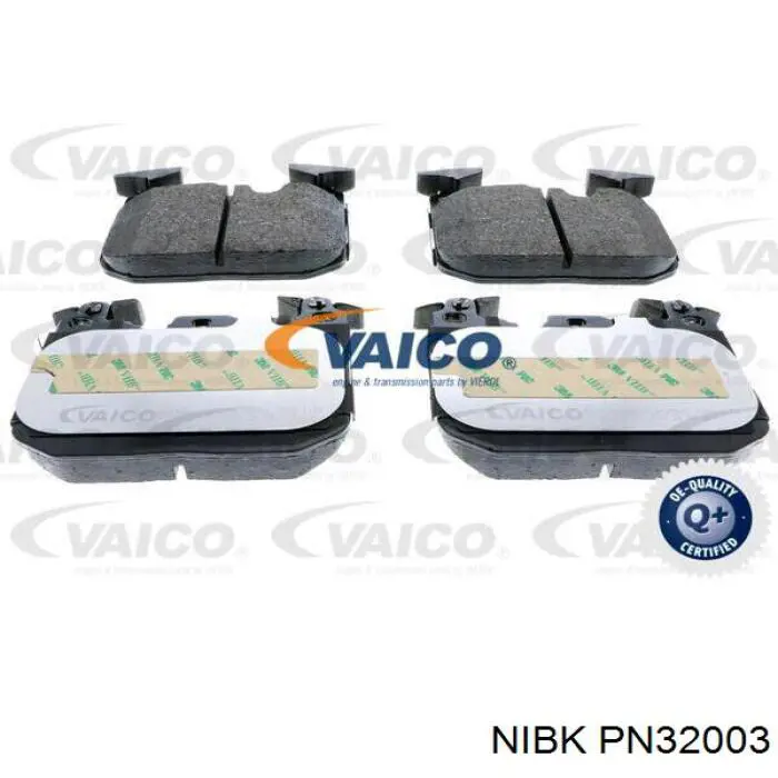 Передні тормозні колодки 320329 Daco