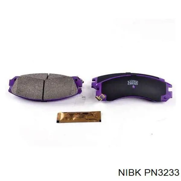PN3233 Nibk колодки гальмівні передні, дискові