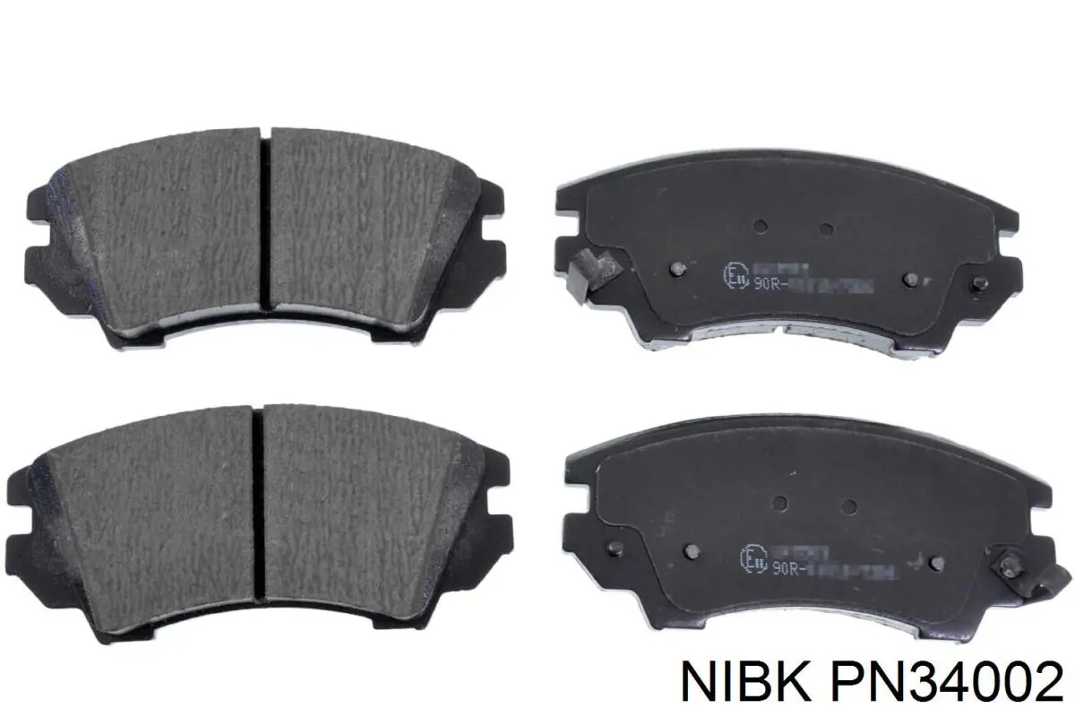 PN34002 Nibk Передні гальмівні колодки