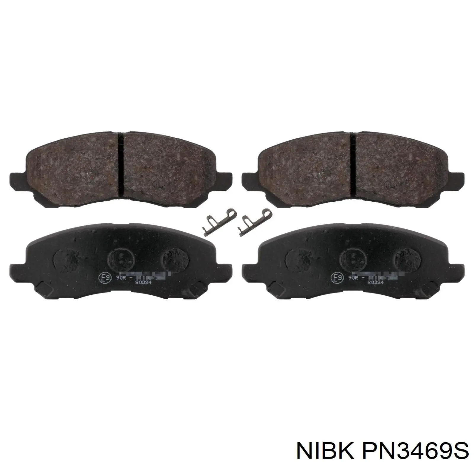 Гальмівні колодки Nibk PN3469S ціна, від 24.07 USD