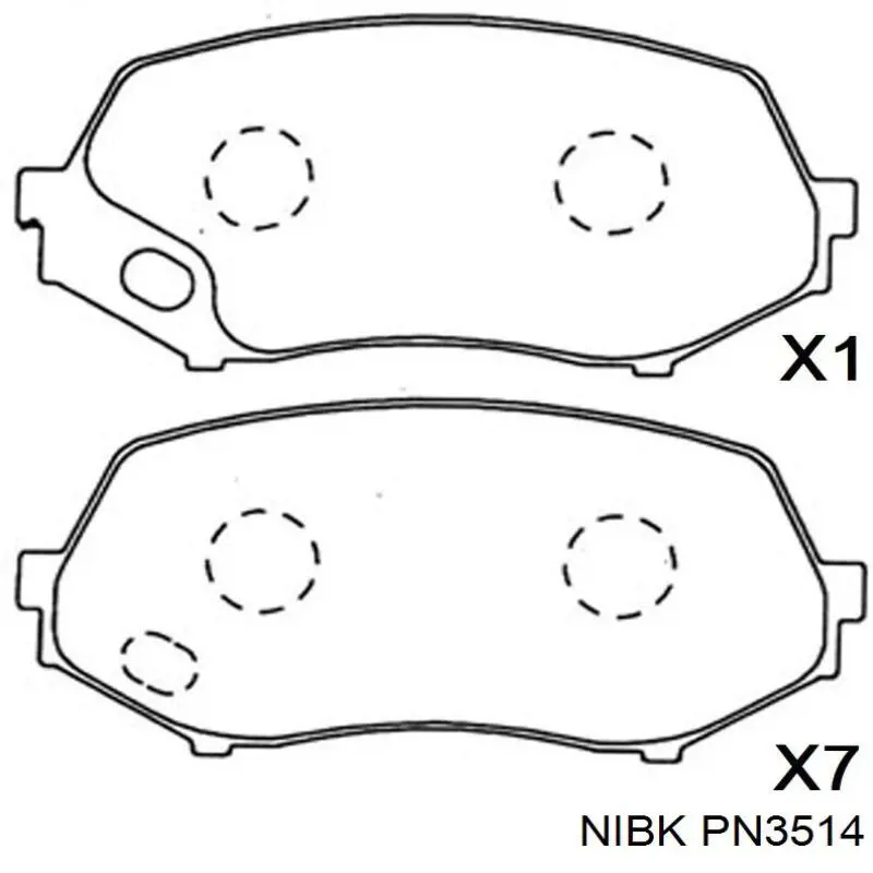 573662J Jurid/Bendix Передні гальмівні колодки