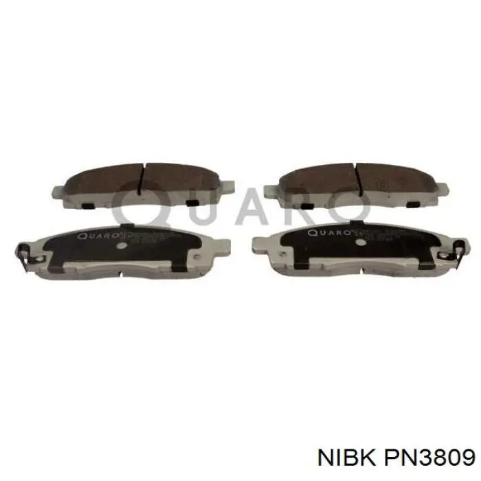 Гальмівні колодки Nibk PN3809 ціна, від 28.05 USD