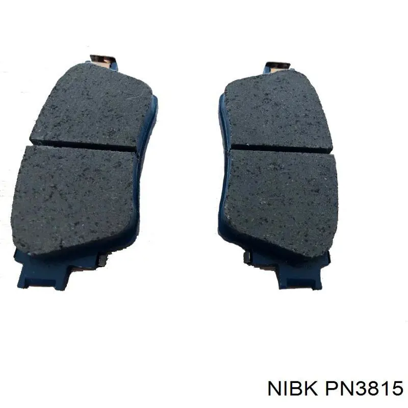 Задні гальмівні колодки Nibk PN3815 ціна, від 26.37 USD
