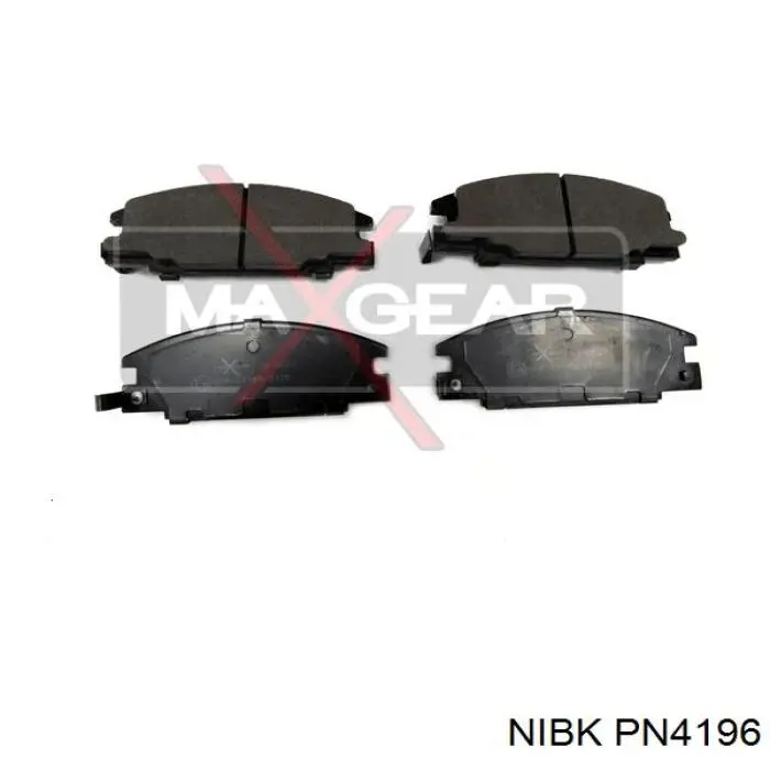 PN4196 Nibk Передні гальмівні колодки
