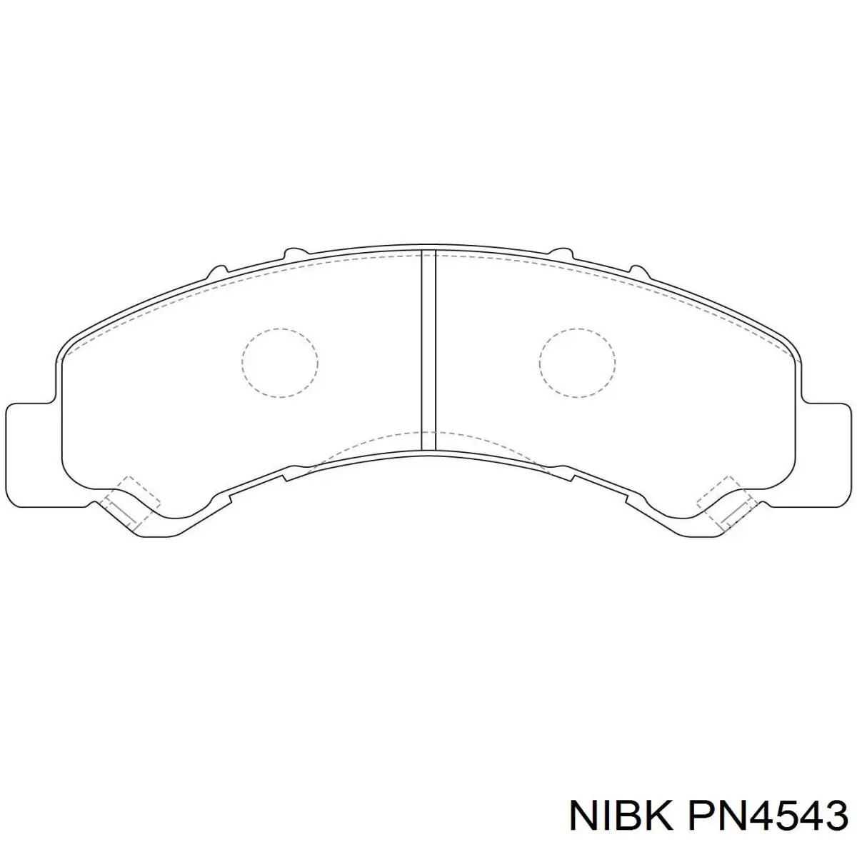 Колодки гальмові задні, дискові 16951 Febi