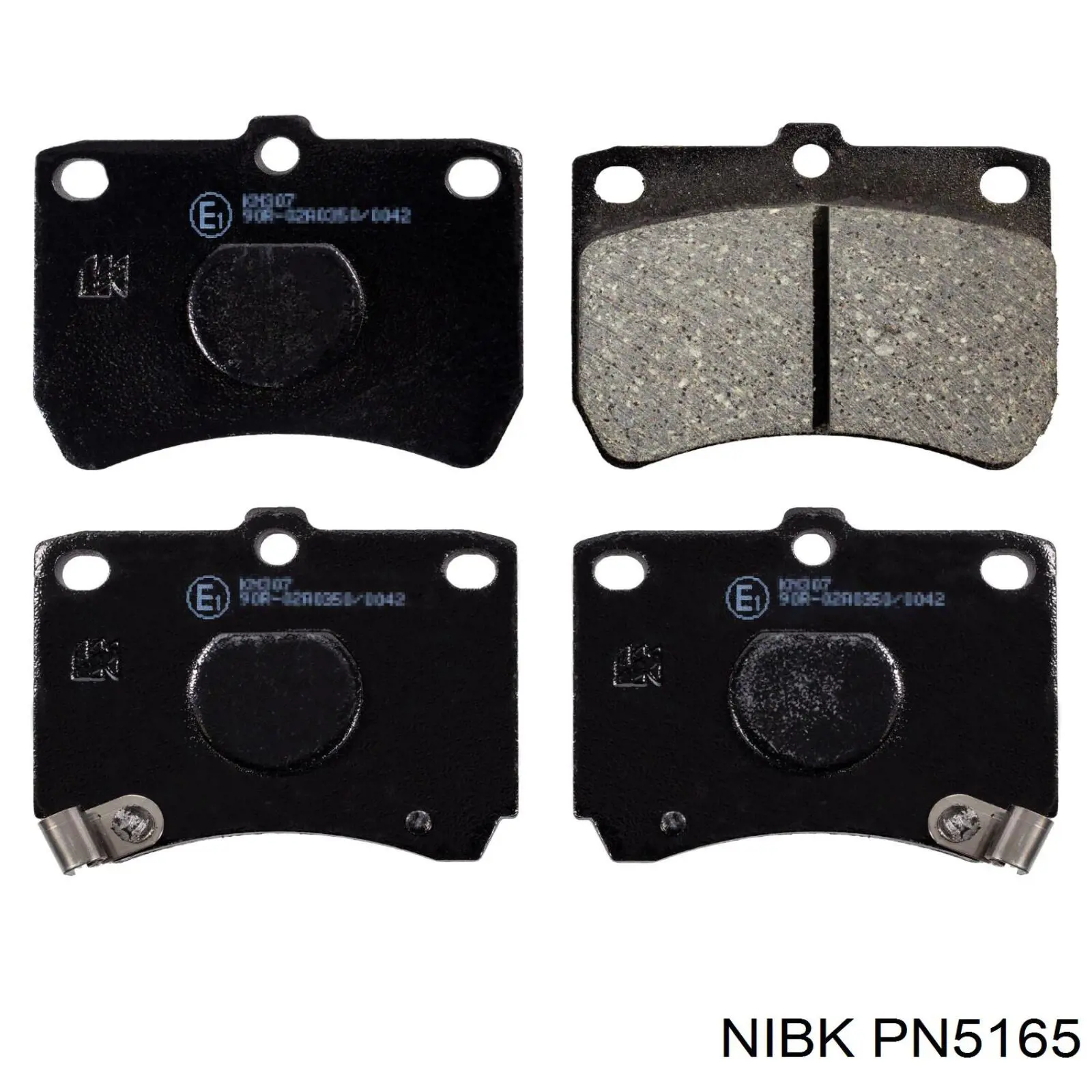 PN5165 Nibk Передні гальмівні колодки