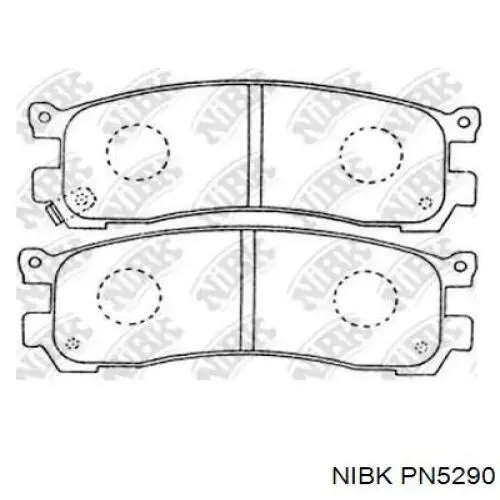 Купити PN5290 Nibk Задні колодки