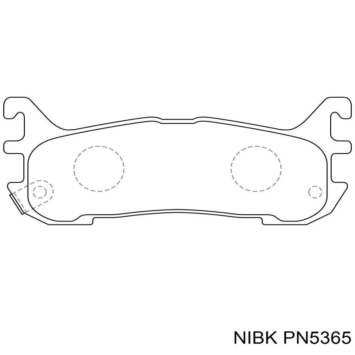 Купити PN5365 Nibk Задні колодки