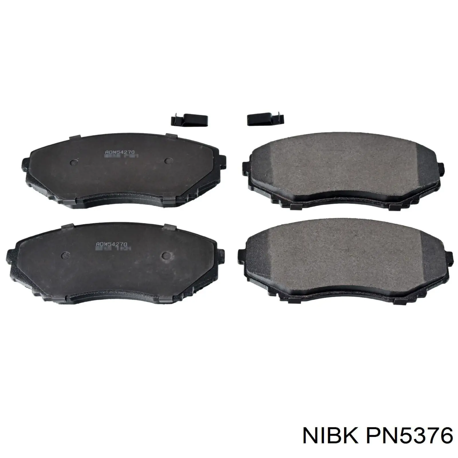 Передні тормозні колодки PN5376 Nibk