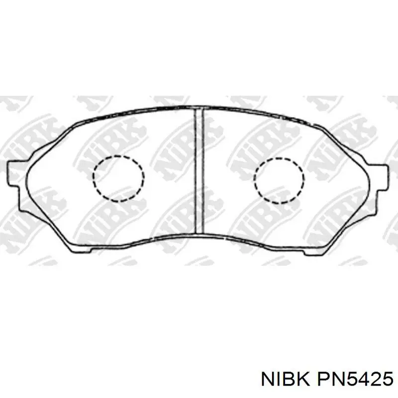 Купити PN5425 Nibk Колодки гальмівні передні, дискові