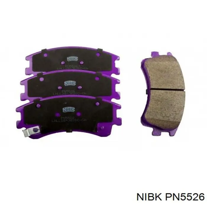 Гальмівні колодки Nibk PN5526 ціна, від 24.84 USD