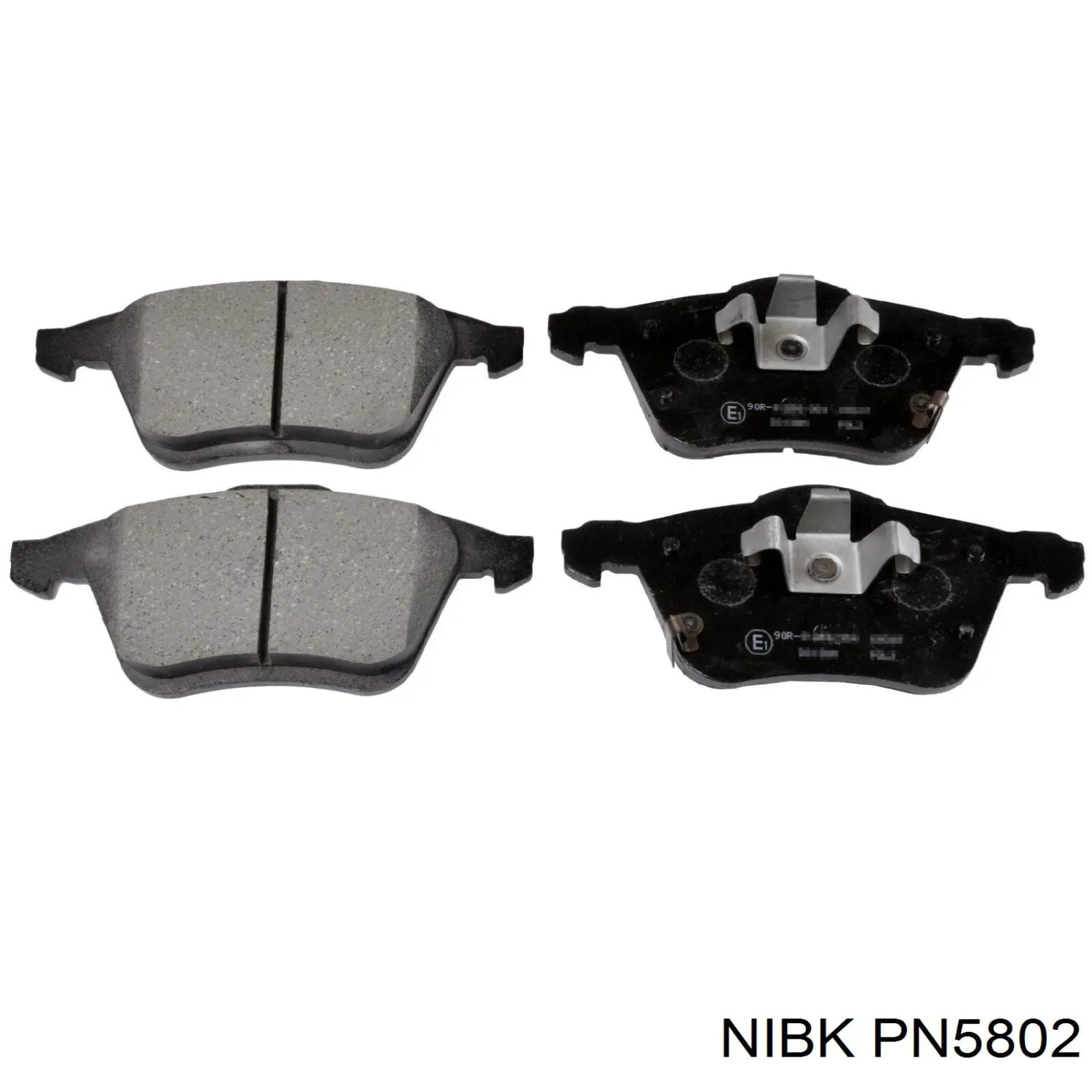 Гальмівні колодки Nibk PN5802 ціна, від 35.65 USD