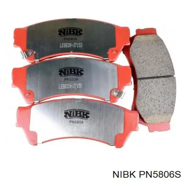 Передні тормозні колодки PN5806S Nibk