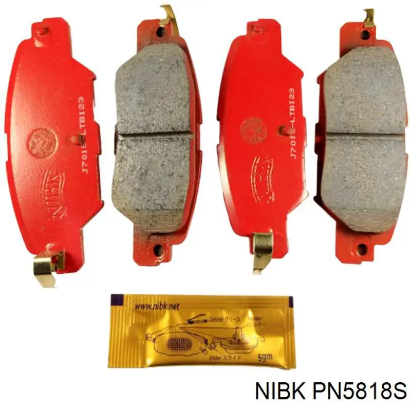 Задні гальмівні колодки Nibk PN5818S ціна, від 25.85 USD