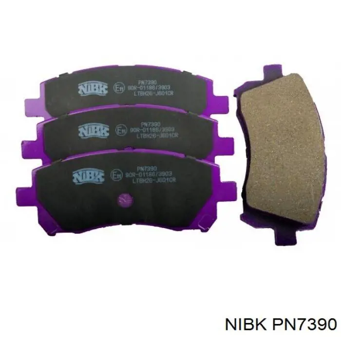 Передні тормозні колодки PN7390 Nibk
