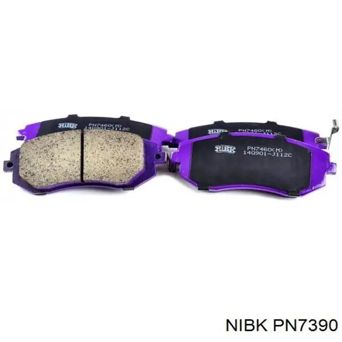 Гальмівні колодки Nibk PN7390 ціна, від 20.87 USD