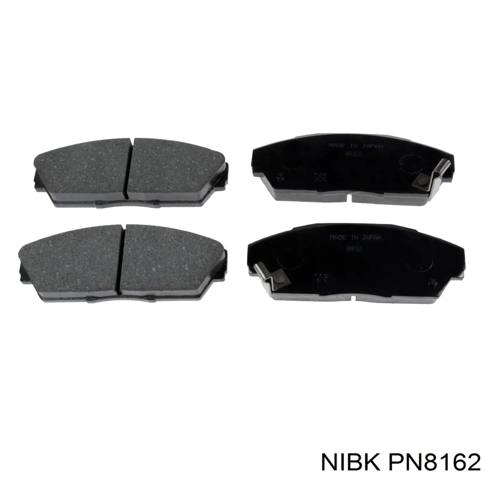 Купити PN8162 Nibk Колодки гальмівні передні, дискові