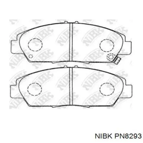 Передні тормозні колодки PN8293 Nibk