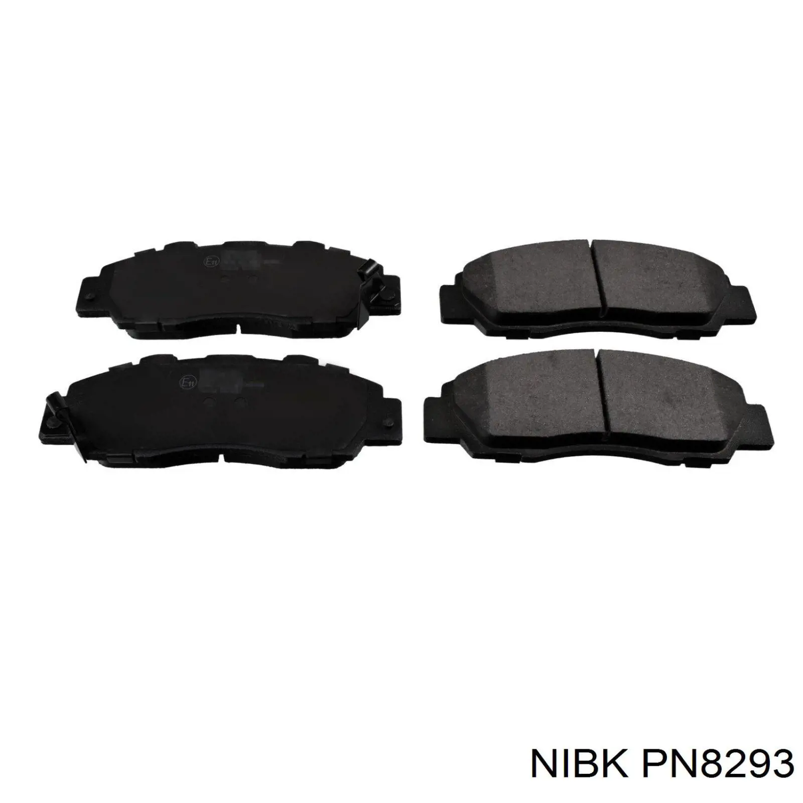 PN8293 Nibk Передні гальмівні колодки