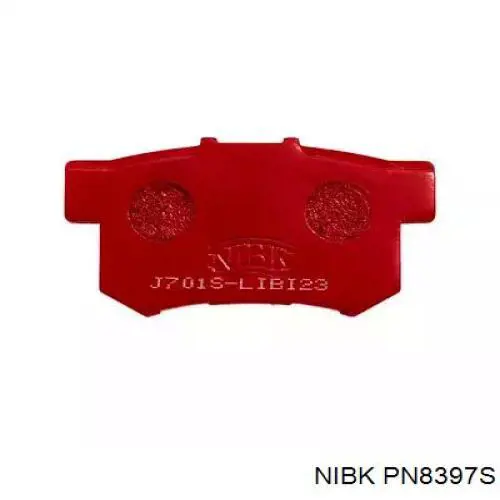 PN8397S Nibk Колодки гальмівні задні, дискові