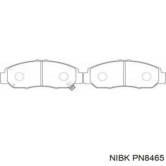 Передні тормозні колодки PN8465 Nibk