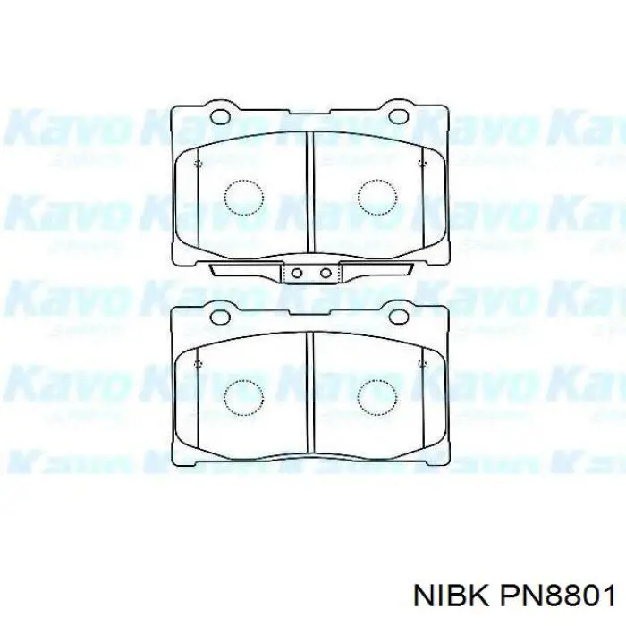 Купити PN8801 Nibk Колодки гальмівні передні, дискові