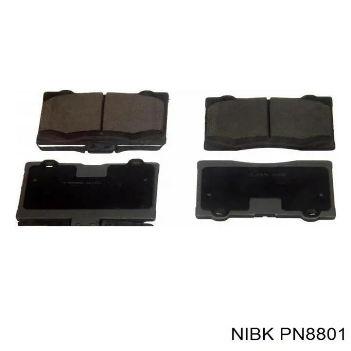 Передні тормозні колодки PN8801 Nibk