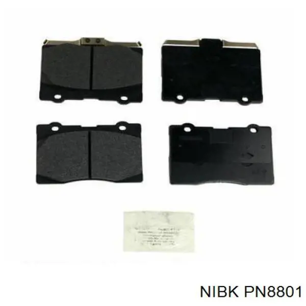 PN8801 Nibk Передні гальмівні колодки