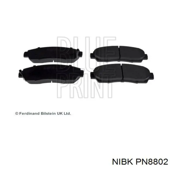 Передні тормозні колодки PN8802 Nibk